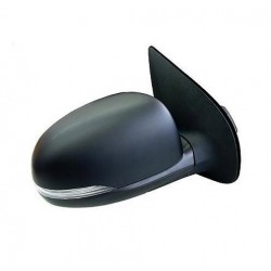 Retrovisore elettrico termico con freccia nero dx