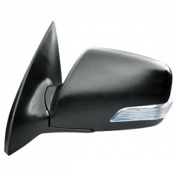 Retrovisore elettrico termico con freccia nero sx