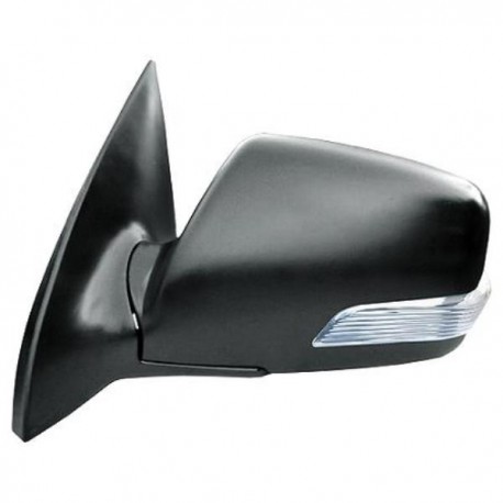 Retrovisore elettrico termico con freccia nero sx