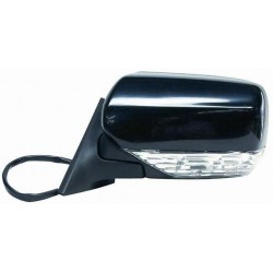 Retrovisore elettrico termico con freccia nero sx