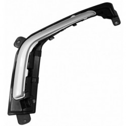 Modanatura griglia paraurti anteriore grigia sx