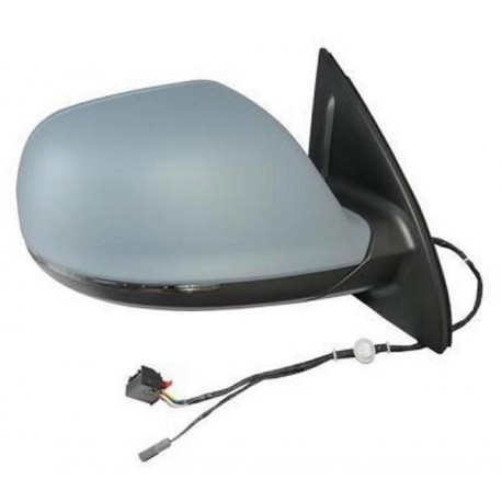 Retrovisore elettrico termico con freccia verniciabile assist lane 8 pin lato passeggero dx