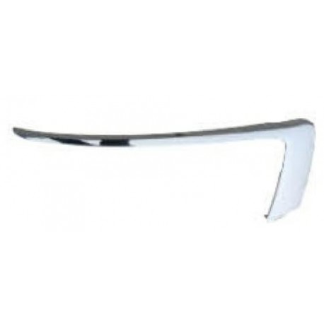 Modanatura paraurti anteriore cromata superiore dx