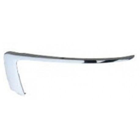 Modanatura paraurti anteriore cromata superiore sx