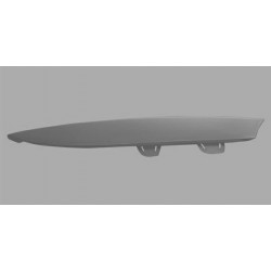 Modanatura paraurti anteriore verniciabile sx