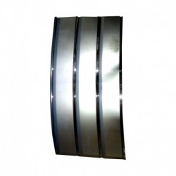 Modanatura porta anteriore argento dx