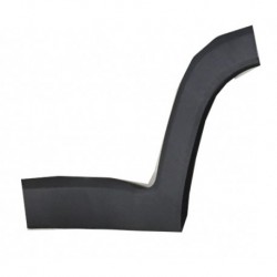 Modanatura porta posteriore con salvabordo sx