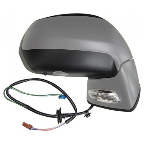 Retrovisore elettrico termico con sonda con freccia con luce di cortesia verniciabile dx