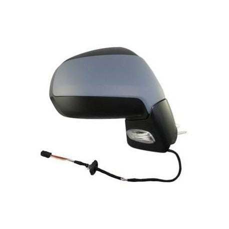 Retrovisore elettrico termico con sonda con freccia verniciabile 8 pin dx