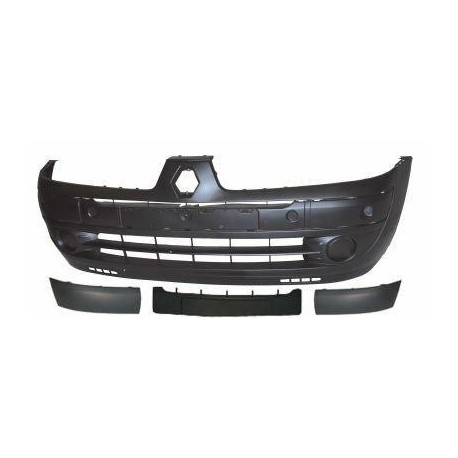 Paraurti anteriore con predisposizione fori fendinebbia con modanature verniciabile