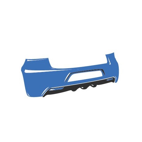 Paraurti posteriore inferiore con fori sensori versione Pop Star Lounge