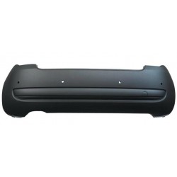 Paraurti posteriore verniciabile con 4 fori sensori parcheggio