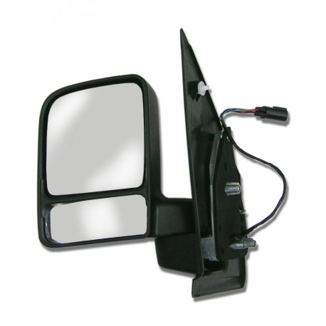 Retrovisore elettrico termico nero sx