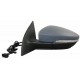 Retrovisore elettrico termico ribaltabile asferico con freccia con luce di cortesia verniciabile 9 pin sx