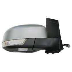 Retrovisore elettrico termico ribaltabile asferico con freccia con luce di cortesia verniciabile dx