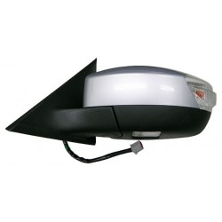 Retrovisore elettrico termico ribaltabile asferico con freccia con luce di cortesia verniciabile modello 50 sx