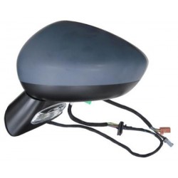 Retrovisore elettrico termico ribaltabile asferico con freccia con memoria verniciabile sx