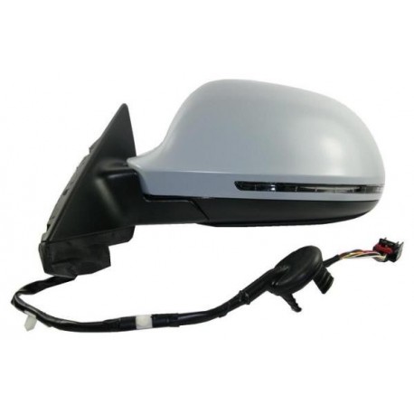 Retrovisore elettrico termico ribaltabile asferico con freccia verniciabile 10 pin sx