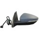 Retrovisore elettrico termico ribaltabile asferico con freccia verniciabile 8 pin sx