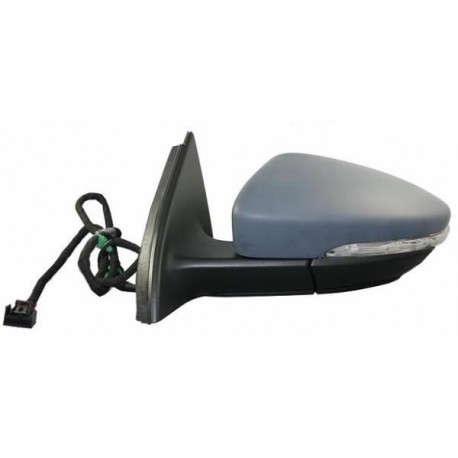 Retrovisore elettrico termico ribaltabile asferico con freccia verniciabile 8 pin sx