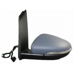 Retrovisore elettrico termico ribaltabile asferico con freccia verniciabile 9 pin sx