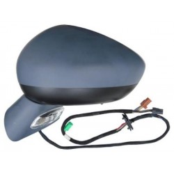 Retrovisore elettrico termico ribaltabile asferico con freccia verniciabile sx