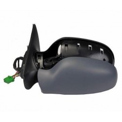 Retrovisore elettrico termico ribaltabile asferico con luce di cortesia verniciabile sx