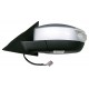 Retrovisore elettrico termico ribaltabile asferico con memoria con freccia con luce di cortesia 40 verniciabile 12 pin sx