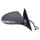 Retrovisore elettrico termico ribaltabile asferico con memoria con freccia con luce di cortesia verniciabile 15 pin dx