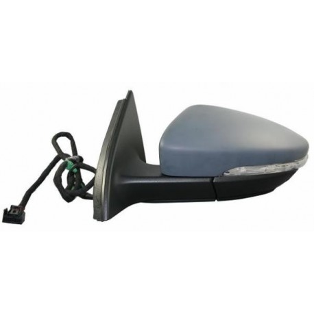 Retrovisore elettrico termico ribaltabile asferico con memoria con freccia con luce di cortesia verniciabile 15 pin sx