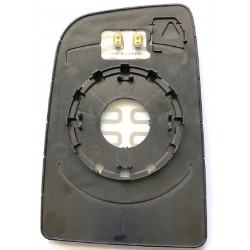 Piastra specchietto superiore termica con vetro attacco Viewmax passeggero dx