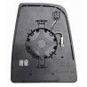 Piastra specchietto superiore termica con vetro Blis sistem guida sx