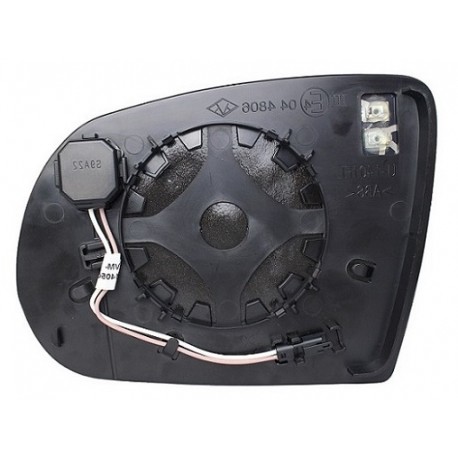 Piastra specchietto termica con vetro asferico Blis sistem passeggero dx