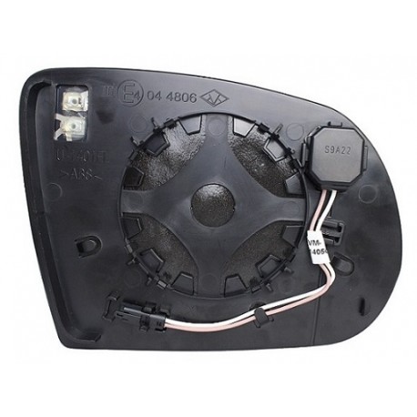 Piastra specchietto termica con vetro asferico Blis sistem guida sx