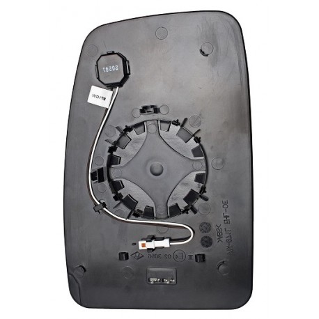 Piastra specchietto superiore termica con vetro Blis sistem passeggero dx