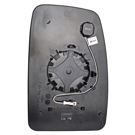 Piastra specchietto superiore termica con vetro Blis sistem guida sx