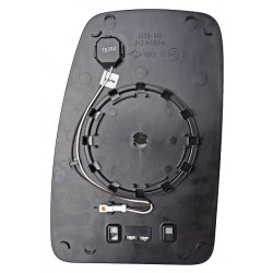 Piastra specchietto superiore termica con vetro attacco Viewmax Blis sistem passeggero dx