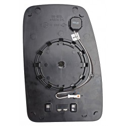 Piastra specchietto superiore termica con vetro attacco Viewmax Blis sistem guida sx