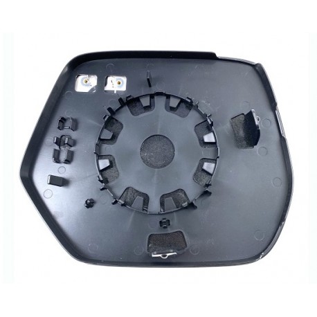 Piastra specchietto termica con vetro asferico guida sx
