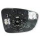 Piastra specchietto termica con vetro Blind Spot attacco OE passeggero dx