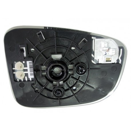 Piastra specchietto termica con vetro Blind Spot attacco OE passeggero dx
