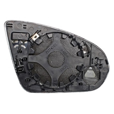 Piastra specchietto termica con vetro asferico guida sx