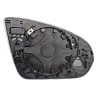 Piastra specchietto termica con vetro asferico guida sx