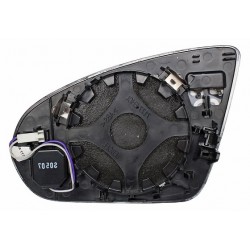 Piastra specchietto termica con vetro asferico Blis sistem 4 pin passeggero dx