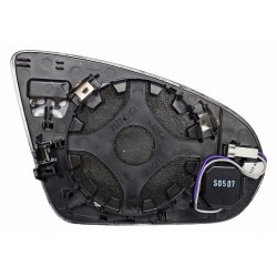 Piastra specchietto termica con vetro asferico Blis sistem 4 pin guida sx