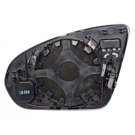 Piastra specchietto termica con vetro asferico Blis sistem 4+2 pin passeggero dx