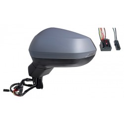 Specchietto elettrico termico con freccia asferico 8 pin verniciabile sx