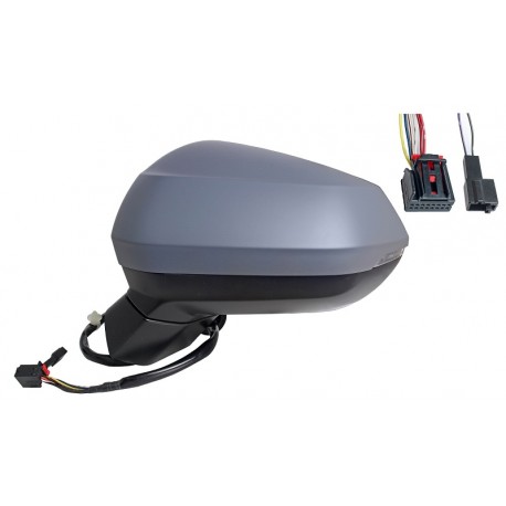 Specchietto elettrico termico con freccia asferico 8 pin verniciabile sx