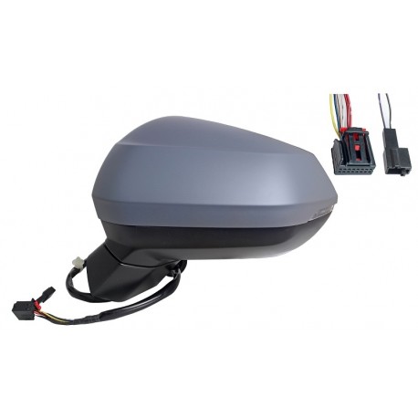 Specchietto elettrico termico con freccia asferico lane assist 8 pin verniciabile sx