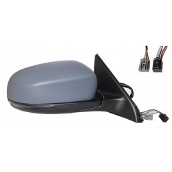 Specchietto elettrico termico ribaltabile con freccia asferico 5+4 pin verniciabile dx